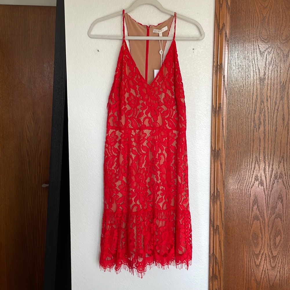 Red Lace Wayfarer Dress